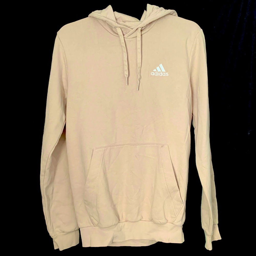 Adidas Monogrammed Tan Hoodie
